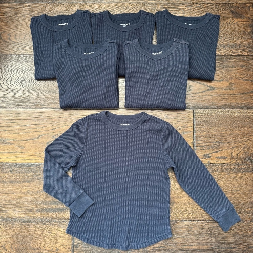 Old Navy Classic Navy Long Sleeve Thermal Tee